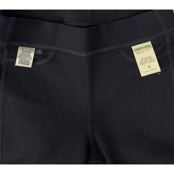 New Rag & Bone Lawson Herringbone Black Ankle Zipper Legging Pants Sz Small - Picture 9 of 9